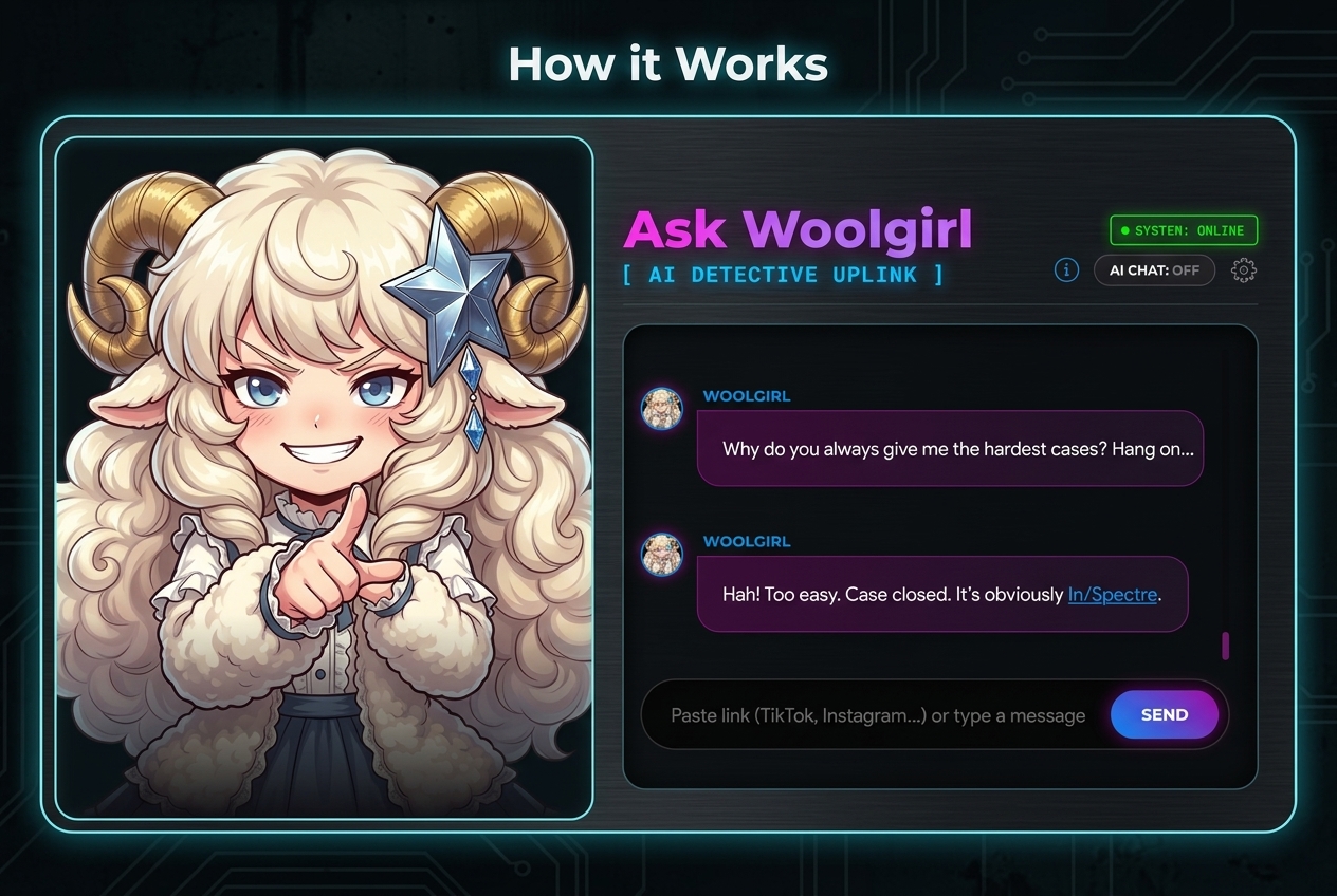 Ask Woolgirl Vision Scan